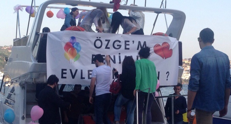 Yatta evlenme teklif organizasyonu